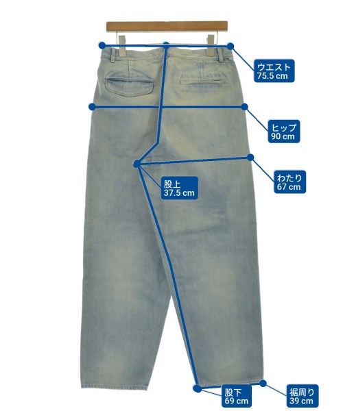 Graphpaper（グラフペーパー）デニムパンツ 青 サイズ:1(S位) メンズ/2200648286356