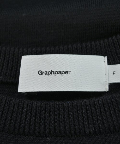 Graphpaper（グラフペーパー）ベスト 黒 サイズ:F メンズ/2200640631031