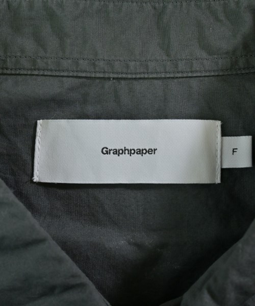 Graphpaper（グラフペーパー）カジュアルシャツ グレー サイズ:F メンズ/2200649526048