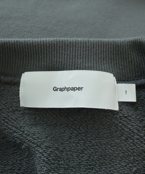 Graphpaper（グラフペーパー）スウェット グレー サイズ:1(S位) メンズ/2200641635106