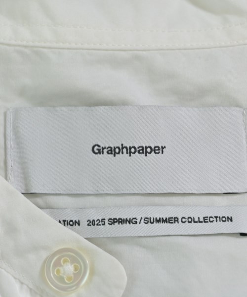 Graphpaper（グラフペーパー）カジュアルシャツ 白 サイズ:1(S位) メンズ/2200643782013