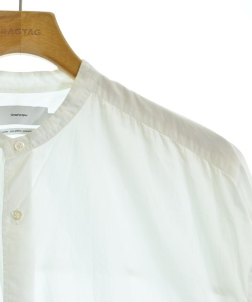 Graphpaper（グラフペーパー）カジュアルシャツ 白 サイズ:1(S位) メンズ/2200643782013