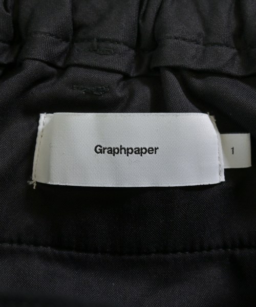 Graphpaper（グラフペーパー）スラックス 黒 サイズ:1(S位) メンズ/2200643782082