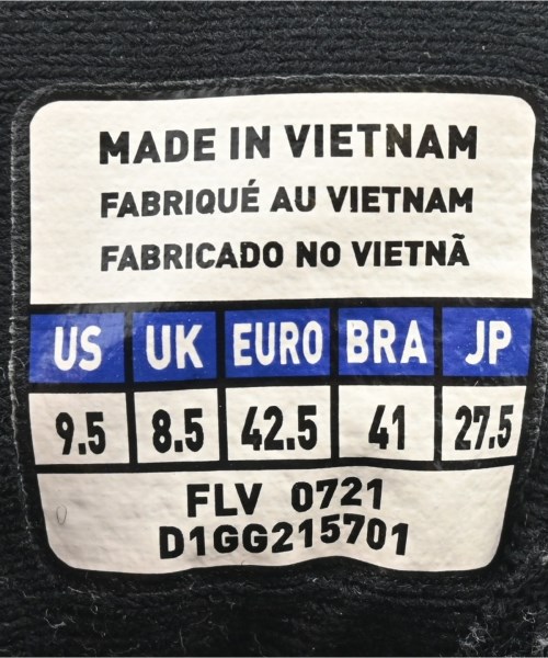 Graphpaper（グラフペーパー）スニーカー 黒 サイズ:27.5cm メンズ/2200650783065