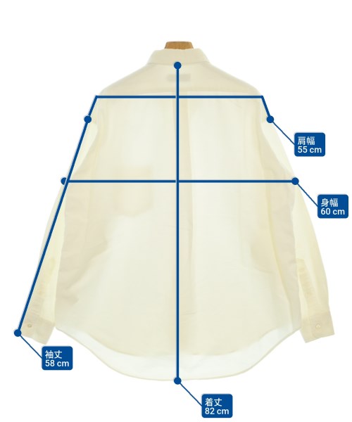 Graphpaper（グラフペーパー）カジュアルシャツ 白 サイズ:3(L位) メンズ/2200651252058