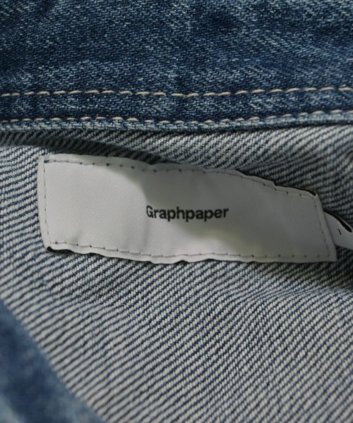 Graphpaper（グラフペーパー）カジュアルシャツ 紺 サイズ:1(S位) メンズ/2200644884020