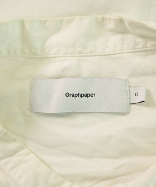 Graphpaper（グラフペーパー）カジュアルシャツ 白 サイズ:0(XS位) メンズ/2200652116021