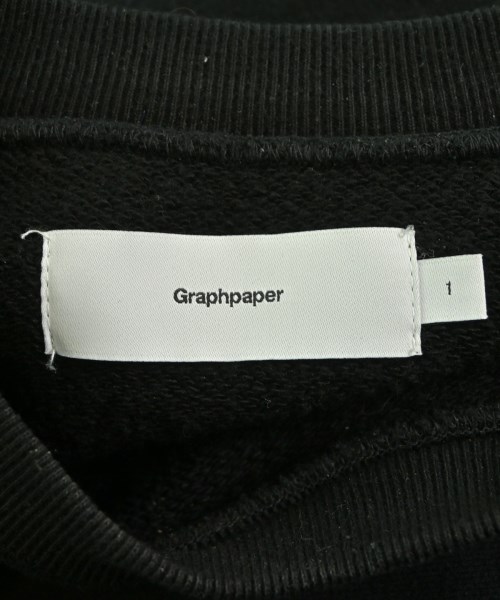 Graphpaper（グラフペーパー）スウェット 黒 サイズ:1(S位) メンズ/2200650691025