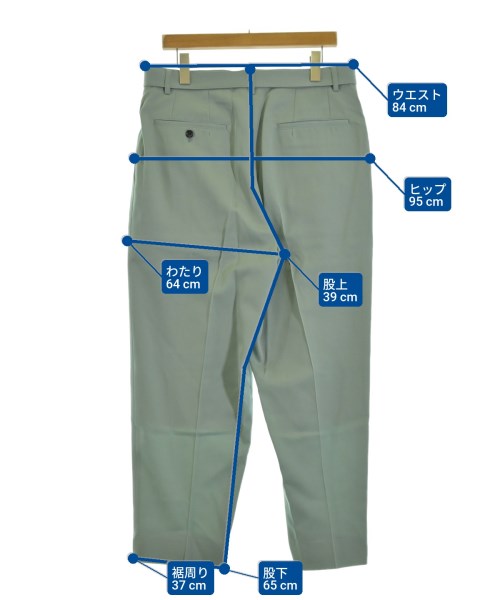 Graphpaper（グラフペーパー）スラックス 緑 サイズ:1(S位) メンズ/2200653351025