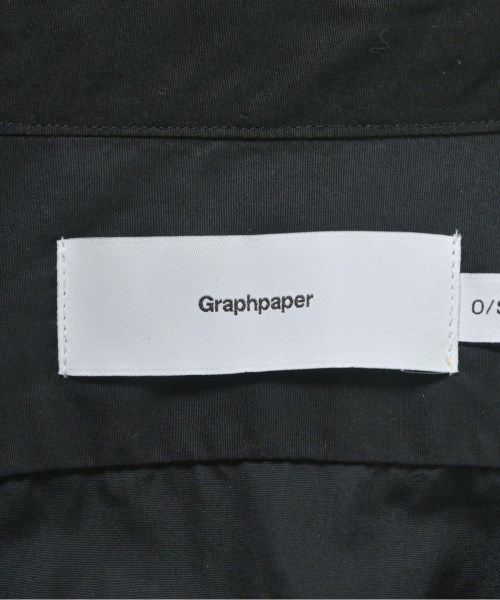 Graphpaper（グラフペーパー）カジュアルシャツ 黒 サイズ:S メンズ/2200700318032