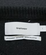 Graphpaper（グラフペーパー）ニット・セーター 黒 サイズ:1(S位) メンズ/2200700318063