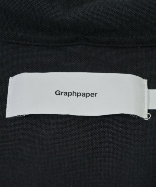 Graphpaper（グラフペーパー）カジュアルシャツ 黒 サイズ:F メンズ/2200707244136