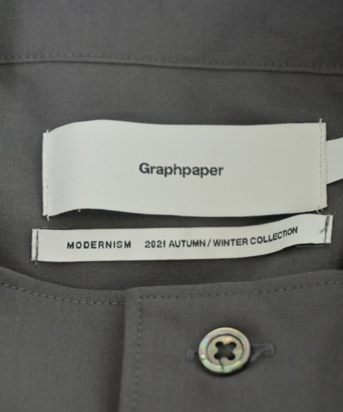 Graphpaper（グラフペーパー）カジュアルシャツ グレー サイズ:F メンズ/2200707244143