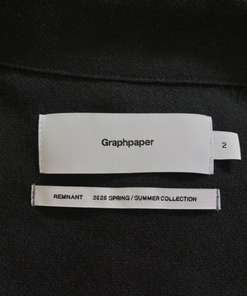 Graphpaper（グラフペーパー）カジュアルシャツ 紺 サイズ:2(M位) メンズ/2200708051023