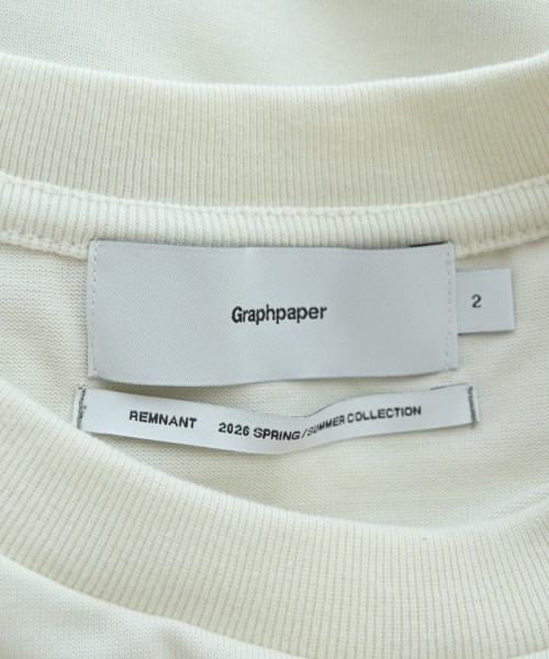 Graphpaper（グラフペーパー）Tシャツ・カットソー 白 サイズ:2(M位) メンズ/2200708051061