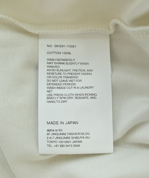 Graphpaper（グラフペーパー）Tシャツ・カットソー 白 サイズ:2(M位) メンズ/2200708051078