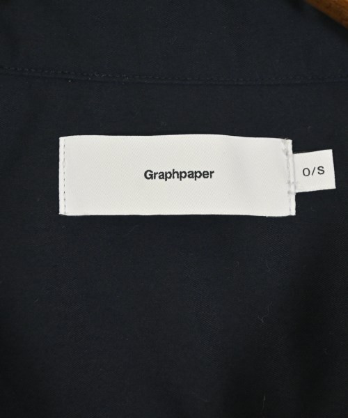 Graphpaper（グラフペーパー）カジュアルシャツ 紺 サイズ:0/S メンズ/2200706168082