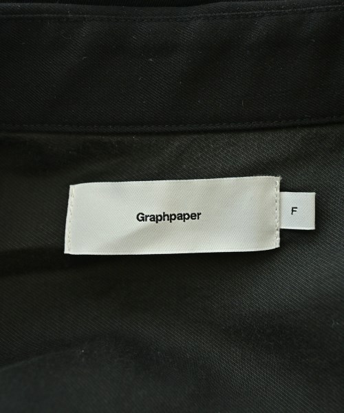 Graphpaper（グラフペーパー）カジュアルシャツ 黒 サイズ:F メンズ/2200708735046
