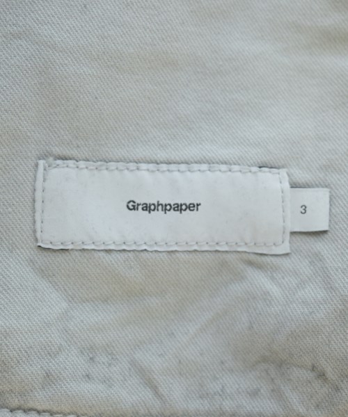 Graphpaper（グラフペーパー）デニムパンツ グレー サイズ:3(L位) メンズ/2200710442178