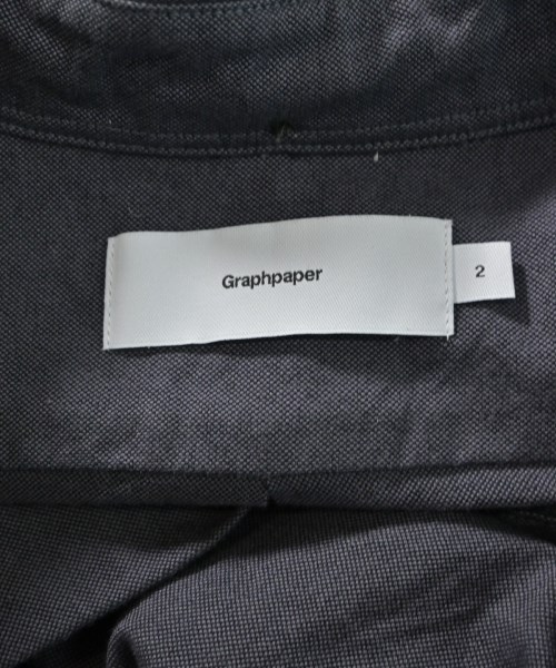 Graphpaper（グラフペーパー）カジュアルシャツ グレー サイズ:2(M位) メンズ/2200660914039