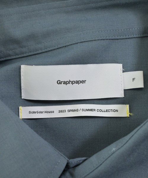 Graphpaper（グラフペーパー）カジュアルシャツ 青 サイズ:F メンズ/2200663594047