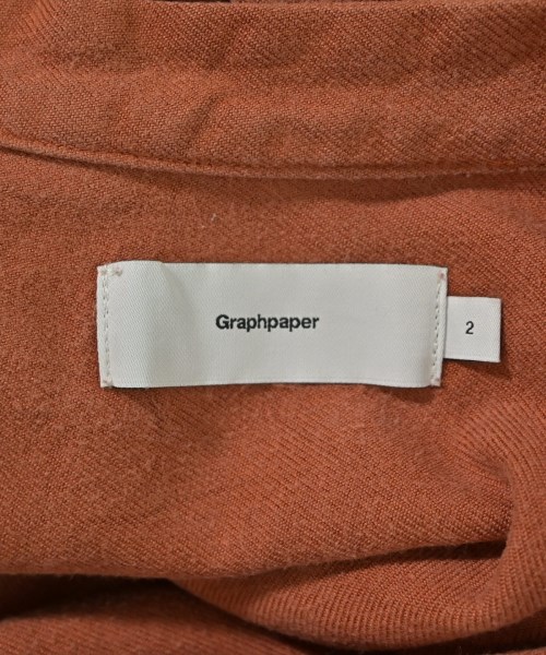 Graphpaper（グラフペーパー）カジュアルシャツ オレンジ サイズ:2(M位) メンズ/2200664224028