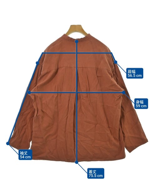 Graphpaper（グラフペーパー）カジュアルシャツ オレンジ サイズ:2(M位) メンズ/2200664224028