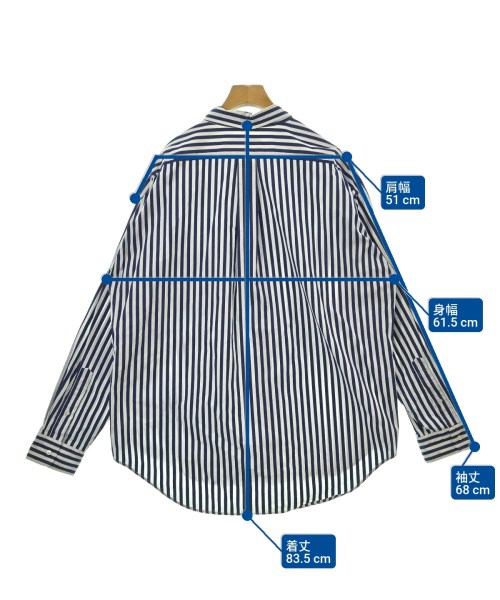 Graphpaper（グラフペーパー）カジュアルシャツ 紺 サイズ:3(L位) メンズ/2200664224035