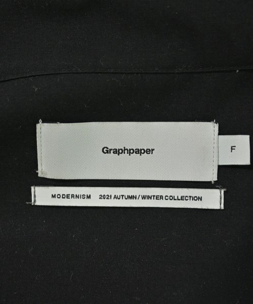 Graphpaper（グラフペーパー）カジュアルシャツ 黒 サイズ:F メンズ/2200668878029