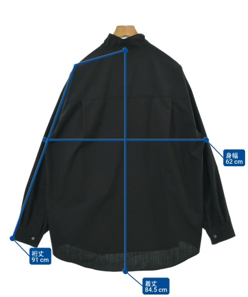 Graphpaper（グラフペーパー）カジュアルシャツ 黒 サイズ:F メンズ/2200668878029