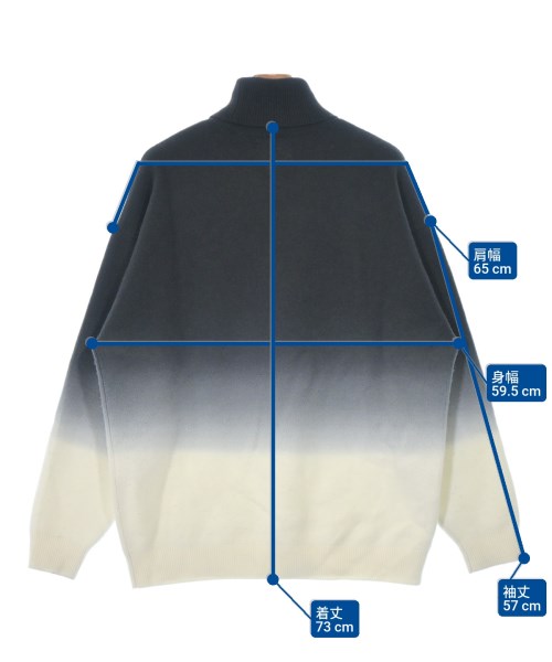 Graphpaper（グラフペーパー）ニット・セーター 黒 サイズ:1(S位) メンズ/2200668878043