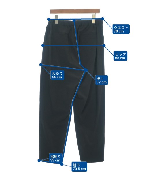 Graphpaper（グラフペーパー）スラックス 黒 サイズ:1(S位) メンズ/2200668878104