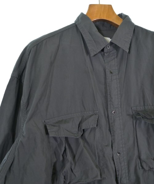 Graphpaper（グラフペーパー）カジュアルシャツ グレー サイズ:F メンズ/2200669680072