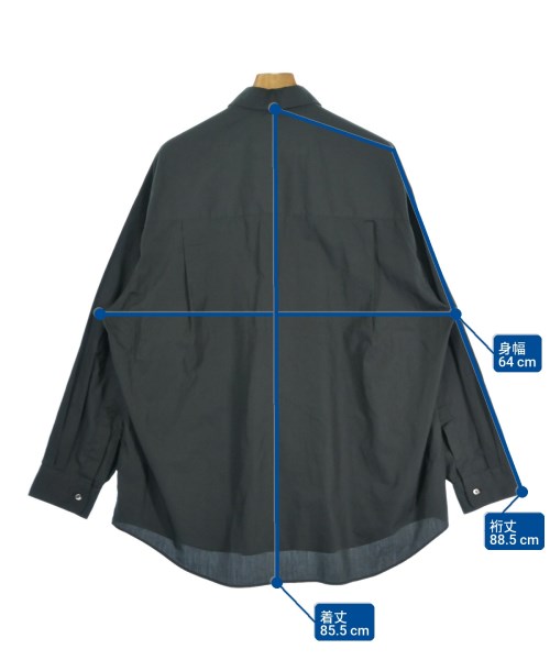 Graphpaper（グラフペーパー）カジュアルシャツ グレー サイズ:1(S位) メンズ/2200669680089