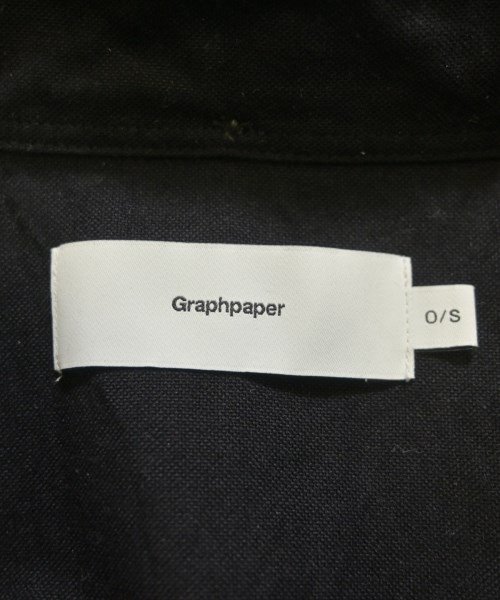 Graphpaper（グラフペーパー）カジュアルシャツ 黒 サイズ:OS メンズ/2200670579013