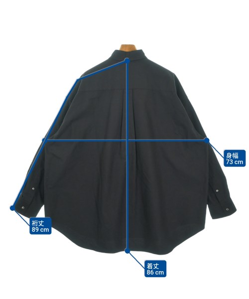 Graphpaper（グラフペーパー）カジュアルシャツ 黒 サイズ:OS メンズ/2200670579013