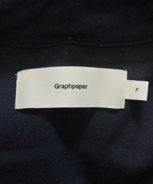 Graphpaper（グラフペーパー）カジュアルシャツ 紺 サイズ:F メンズ/2200670579020
