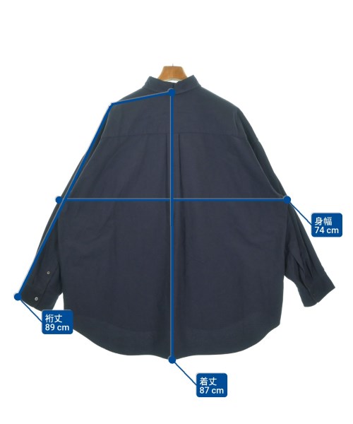 Graphpaper（グラフペーパー）カジュアルシャツ 紺 サイズ:F メンズ/2200670579020