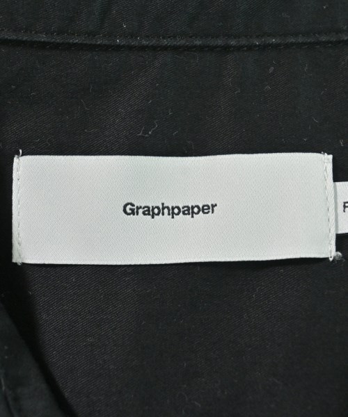 Graphpaper（グラフペーパー）カジュアルシャツ 黒 サイズ:F メンズ/2200668976039