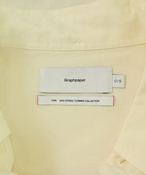 Graphpaper（グラフペーパー）カジュアルシャツ 白 サイズ:S メンズ/2200729387026