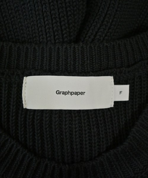 Graphpaper（グラフペーパー）ニット・セーター 黒 サイズ:F メンズ/2200731826056