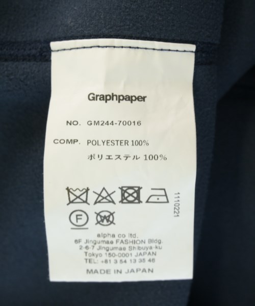 Graphpaper（グラフペーパー）パーカー 紺 サイズ:1(S位) メンズ/2200724976010