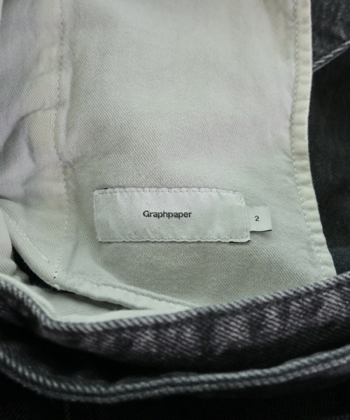 Graphpaper（グラフペーパー）デニムパンツ 黒 サイズ:2(M位) メンズ/2200734339010