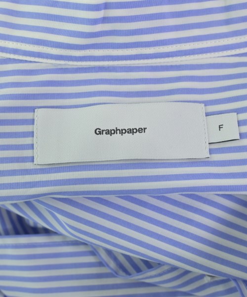Graphpaper（グラフペーパー）カジュアルシャツ 青 サイズ:F メンズ/2200734671066