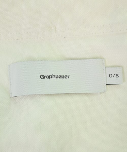 Graphpaper（グラフペーパー）カジュアルシャツ 白 サイズ:ONE メンズ/2200724759132