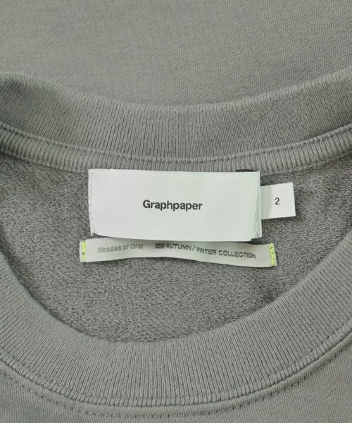 Graphpaper（グラフペーパー）スウェット グレー サイズ:2(M位) メンズ/2200724759163