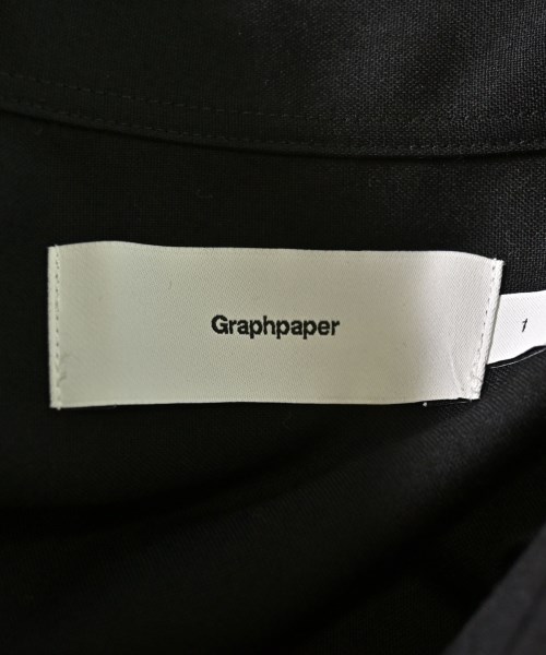 Graphpaper（グラフペーパー）カジュアルシャツ 黒 サイズ:1(M位) メンズ/2200735966017