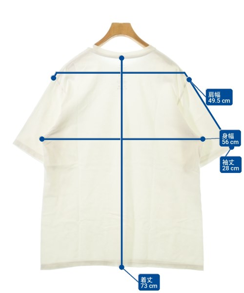 Graphpaper（グラフペーパー）Tシャツ・カットソー 白 サイズ:4(XL位) メンズ/2200736311021