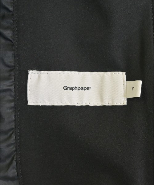 Graphpaper（グラフペーパー）ダウンジャケット/ダウンベスト 黒 サイズ:F メンズ/2200720271010