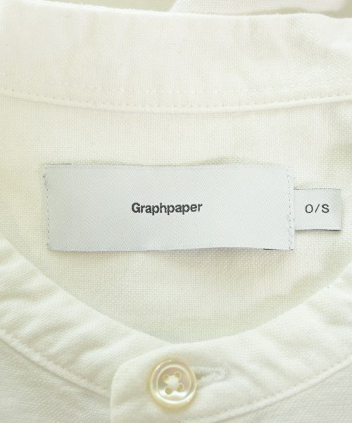 Graphpaper（グラフペーパー）カジュアルシャツ 白 サイズ:F メンズ/2200721143019